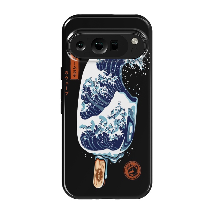 Pixel 9 pro StrongFit Great Wave Ice Cream by LM2Kone