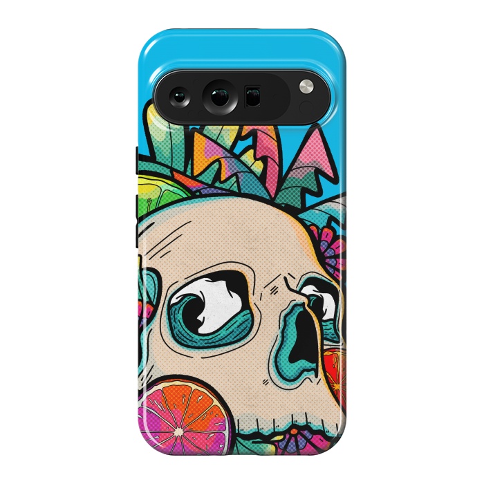 Pixel 9 Pro XL StrongFit Summer fruit skull by Steve Wade (Swade)