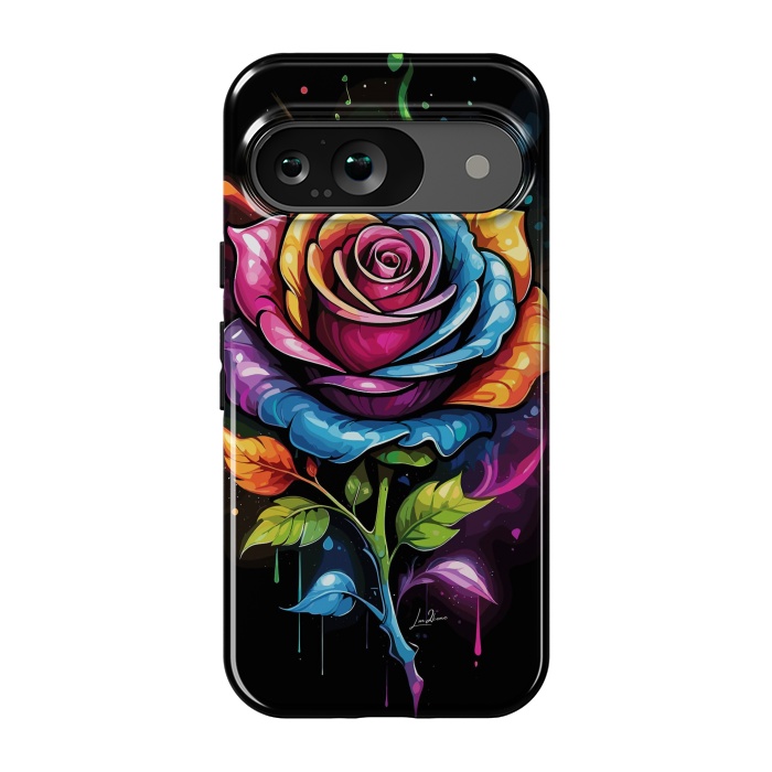 Pixel 9 StrongFit Rainbow Rose by LM2Kone