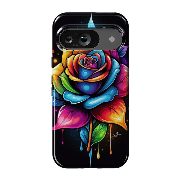 Pixel 9 StrongFit Multicolored Rose by LM2Kone