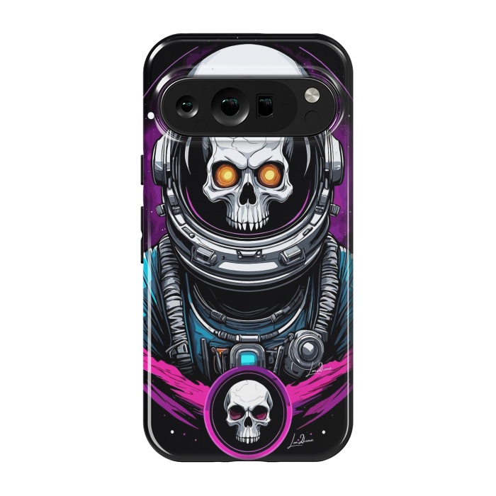 Pixel 9 pro StrongFit Astronaut Skull Space by LM2Kone