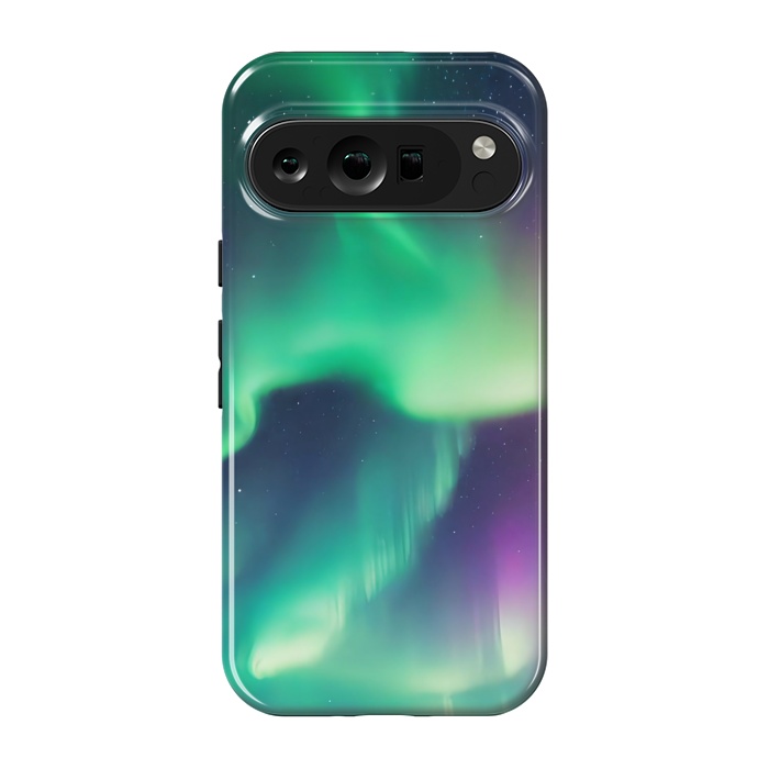 Pixel 9 pro StrongFit Aurora Borealis by JohnnyVillas