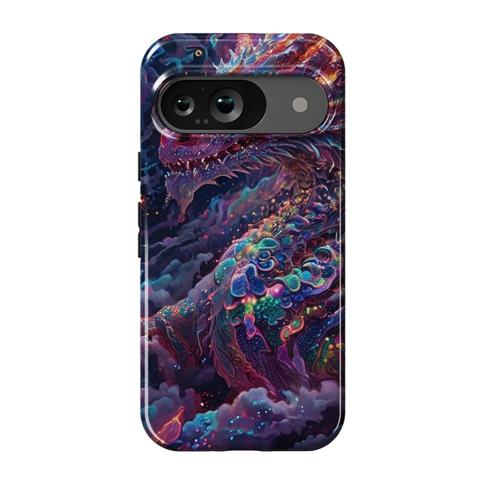 Pixel 9 StrongFit Iridescent Mythical Dragon by JohnnyVillas