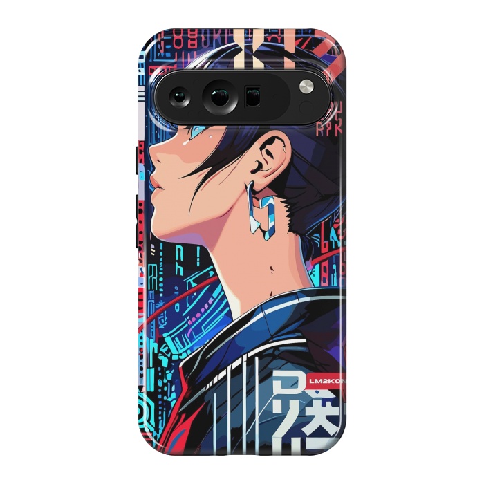 Pixel 9 Pro XL StrongFit Pop Art Cyberpunk Girl by LM2Kone