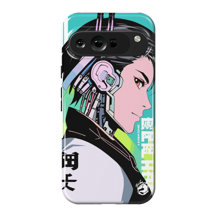 Pixel 9 Pro XL StrongFit Cyberpunk Gaming Cyborg by LM2Kone