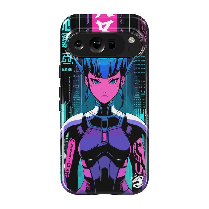 Pixel 9 pro StrongFit Cyberpunk Japan Neon by LM2Kone