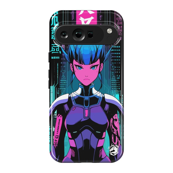 Pixel 9 Pro XL StrongFit Cyberpunk Japan Neon by LM2Kone