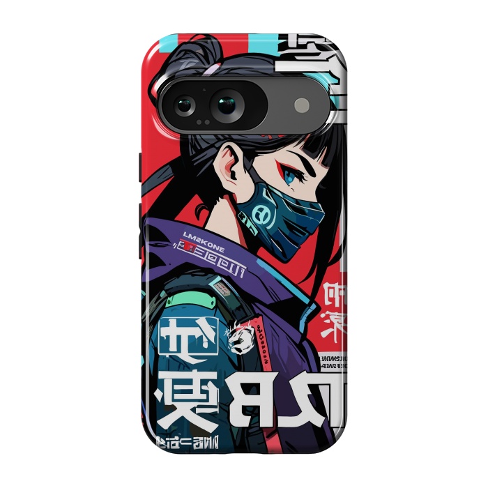 Pixel 9 StrongFit Cyberpunk Ninja Kanji by LM2Kone