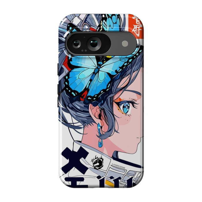 Pixel 9 StrongFit Japan Butterflies Girl by LM2Kone