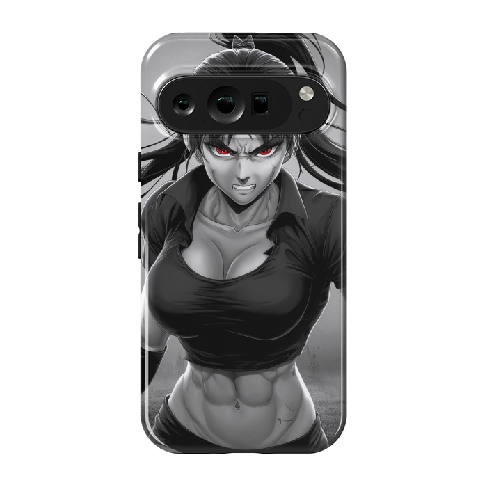 Pixel 9 pro StrongFit Angry Girl Anime by JohnnyVillas