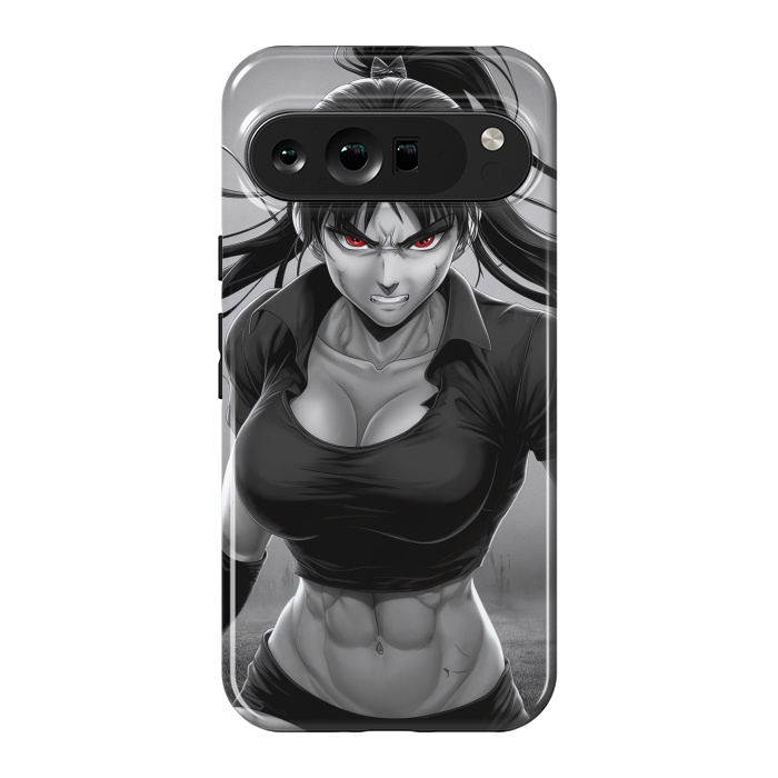 Pixel 9 Pro XL StrongFit Angry Girl Anime by JohnnyVillas