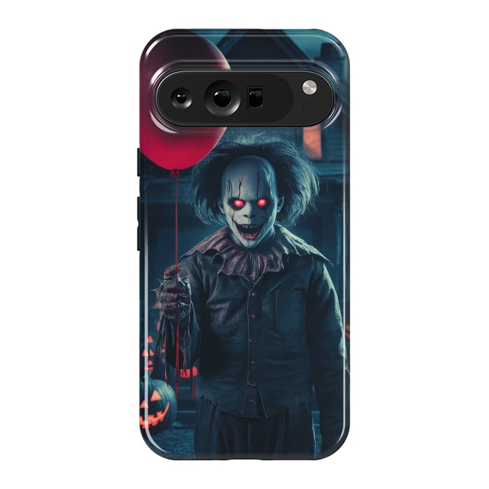 Pixel 9 Pro XL StrongFit Scary Halloween Cloun by JohnnyVillas