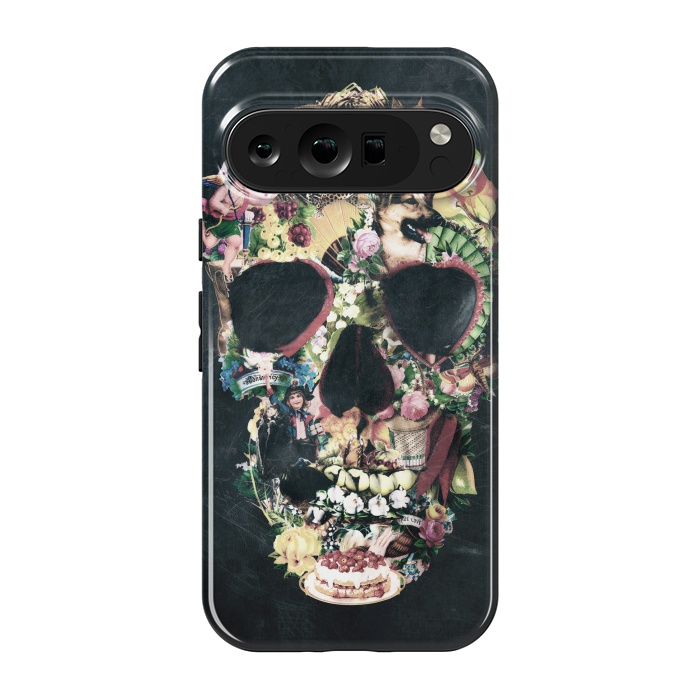 Pixel 9 pro StrongFit Vintage Skull by Ali Gulec