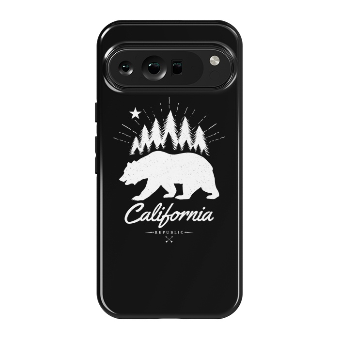 Pixel 9 Pro XL StrongFit California Republic by Mitxel Gonzalez