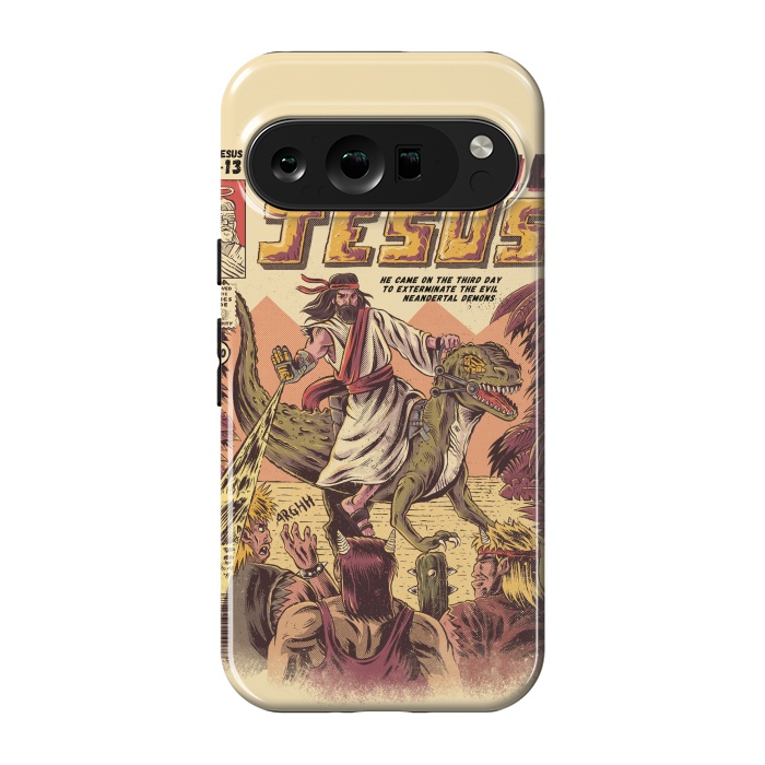 Pixel 9 pro StrongFit JURASSIC JESUS by Ilustrata