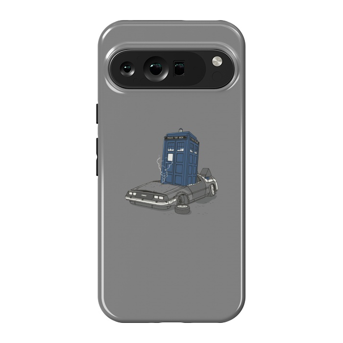 Pixel 9 Pro XL StrongFit Stuck in the future by Xylo Riescent