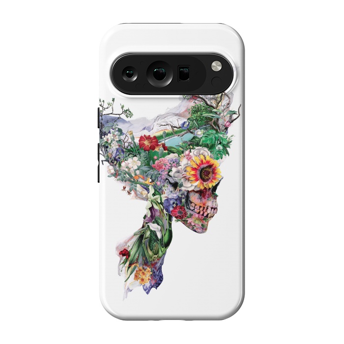 Pixel 9 pro StrongFit Nature Skull II by Riza Peker