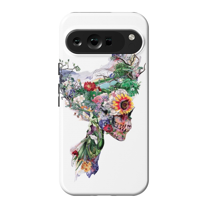 Pixel 9 Pro XL StrongFit Nature Skull II by Riza Peker