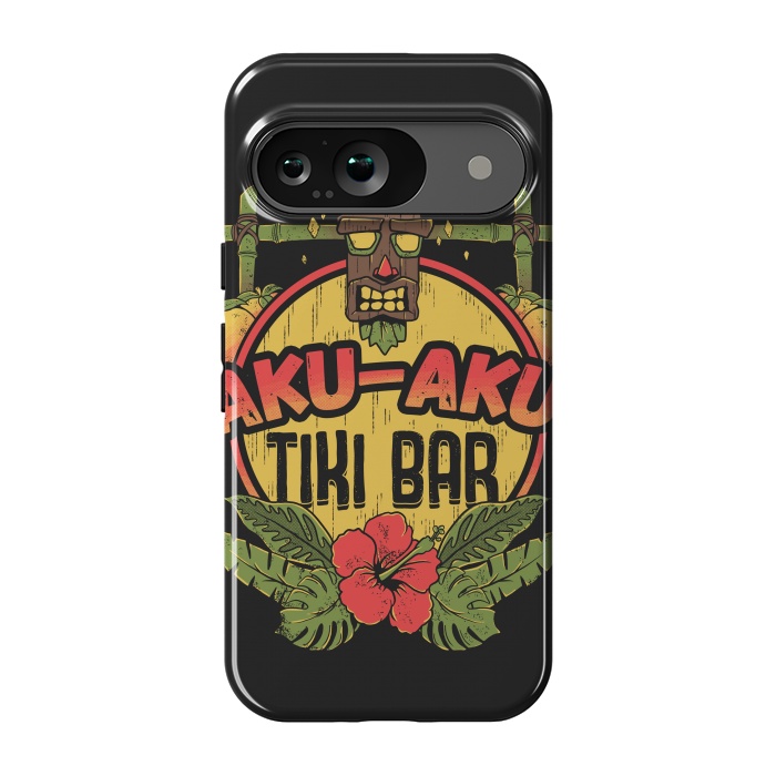 Pixel 9 StrongFit Aku Aku - Tiki Bar by Ilustrata