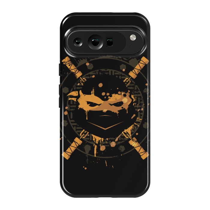 Pixel 9 Pro XL StrongFit Michelangelo Turtle by Sitchko