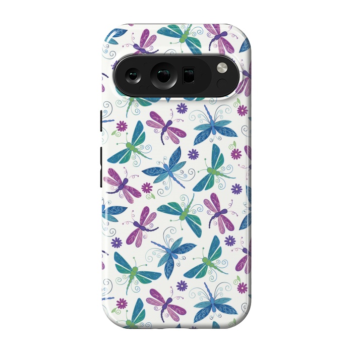 Pixel 9 pro StrongFit Dragonflies by TracyLucy Designs