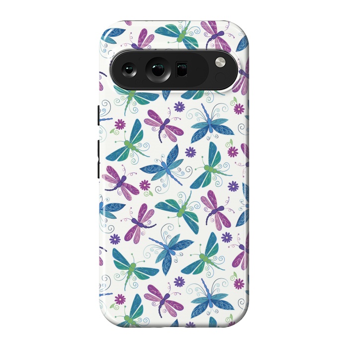 Pixel 9 Pro XL StrongFit Dragonflies by TracyLucy Designs