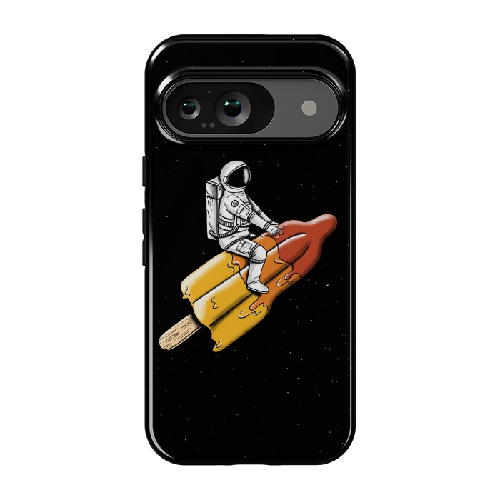 Pixel 9 StrongFit Astronaut Melted Rocket by Coffee Man