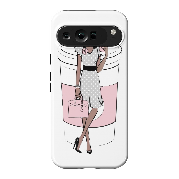 Pixel 9 Pro XL StrongFit Coffee Boss Babe Woman by Martina