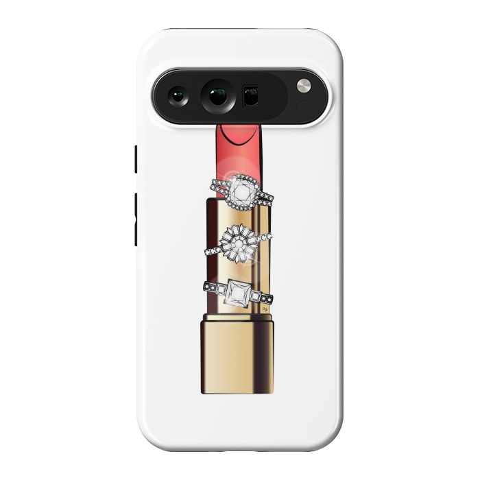 Pixel 9 Pro XL StrongFit Diamond ring Lipstick by Martina