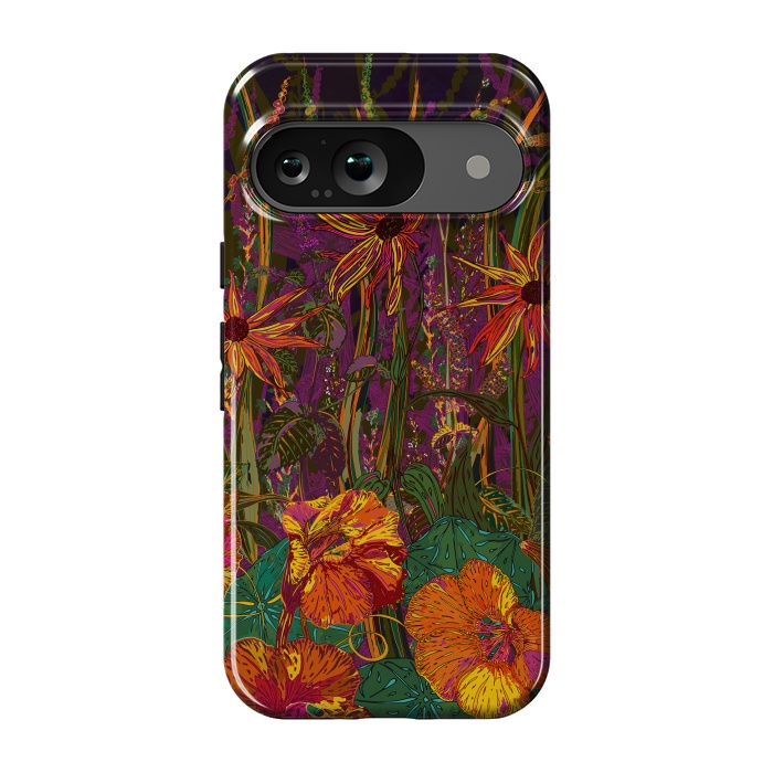 Pixel 9 StrongFit Autumn Flowers by Lotti Brown