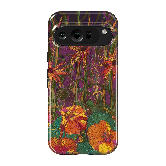 Pixel 9 pro StrongFit Autumn Flowers by Lotti Brown