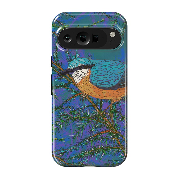 Pixel 9 pro StrongFit Nuthatch by Lotti Brown