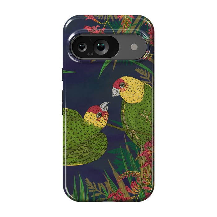 Pixel 9 StrongFit Parakeets in Paradise by Lotti Brown