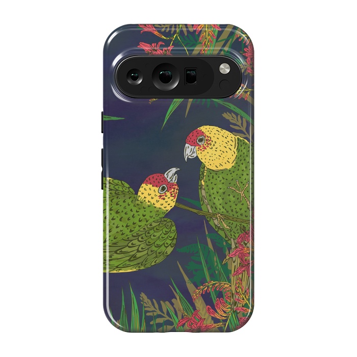 Pixel 9 pro StrongFit Parakeets in Paradise by Lotti Brown