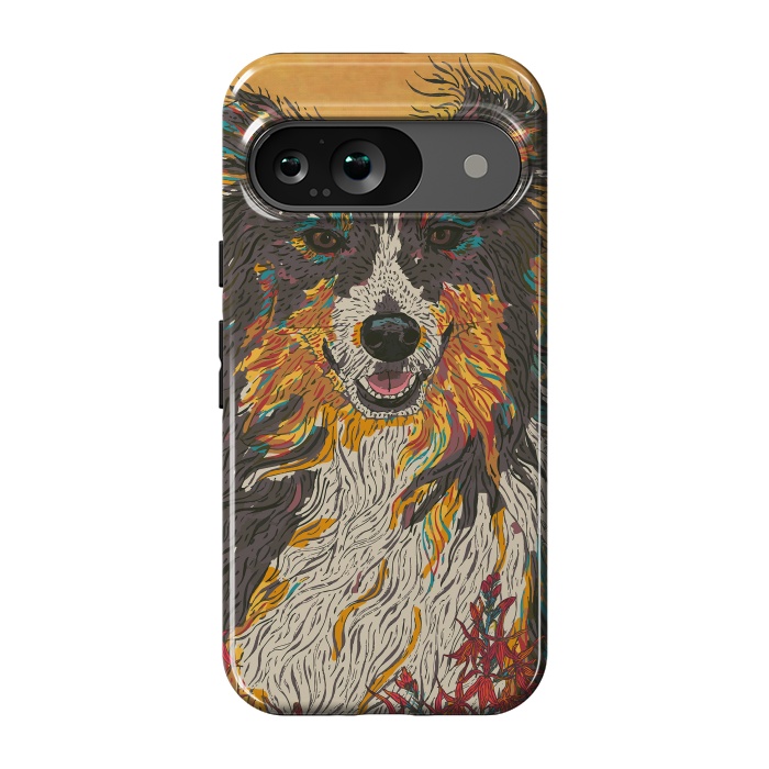 Pixel 9 StrongFit Border Collie by Lotti Brown