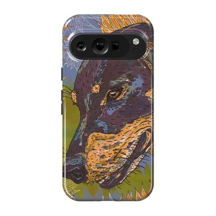 Pixel 9 pro StrongFit Dachshund by Lotti Brown