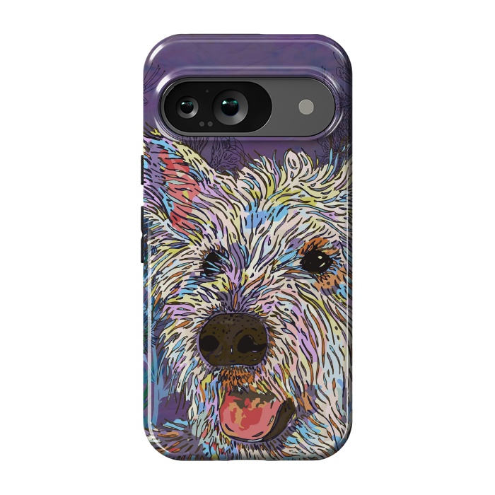 Pixel 9 StrongFit West Highland Terrier (Westie) by Lotti Brown