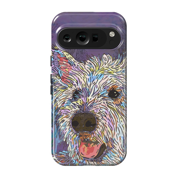 Pixel 9 pro StrongFit West Highland Terrier (Westie) by Lotti Brown