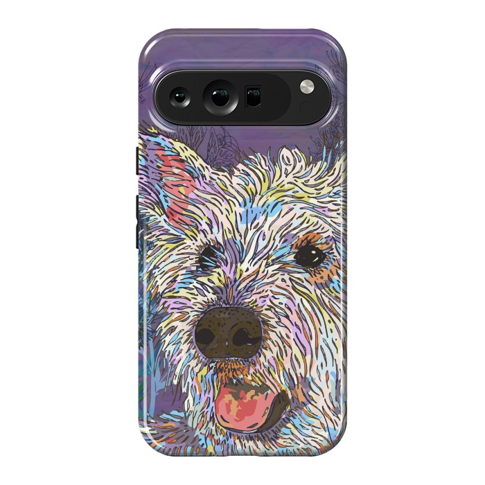 Pixel 9 Pro XL StrongFit West Highland Terrier (Westie) by Lotti Brown