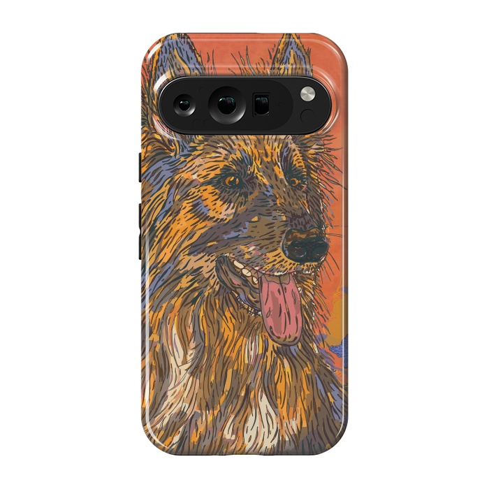 Pixel 9 pro StrongFit German Shepherd Dog by Lotti Brown