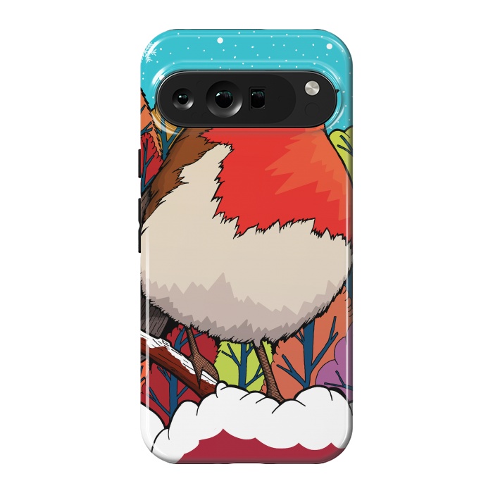 Pixel 9 Pro XL StrongFit The Big Red Robin by Steve Wade (Swade)