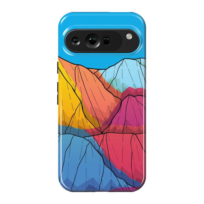 Pixel 9 Pro XL StrongFit Colour outside the mountains by Steve Wade (Swade)