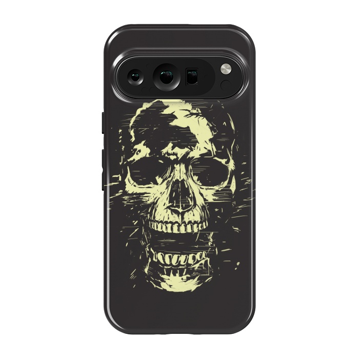 Pixel 9 pro StrongFit Scream (gold) by Balazs Solti