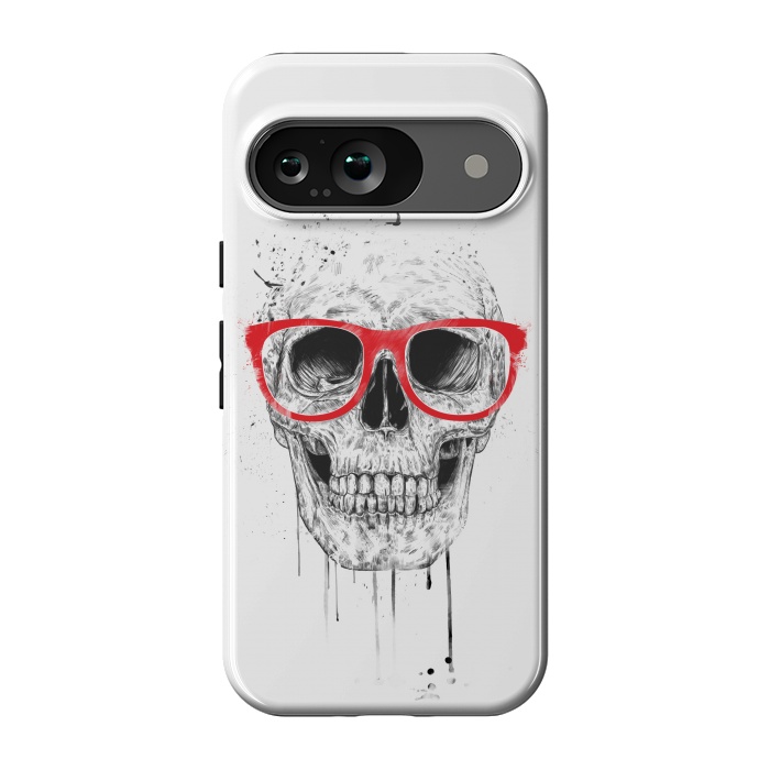 Pixel 9 StrongFit Skull with red glasses by Balazs Solti