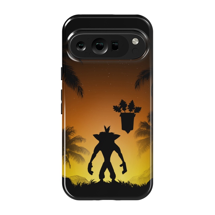 Pixel 9 pro StrongFit Protector of the island by Denis Orio Ibañez