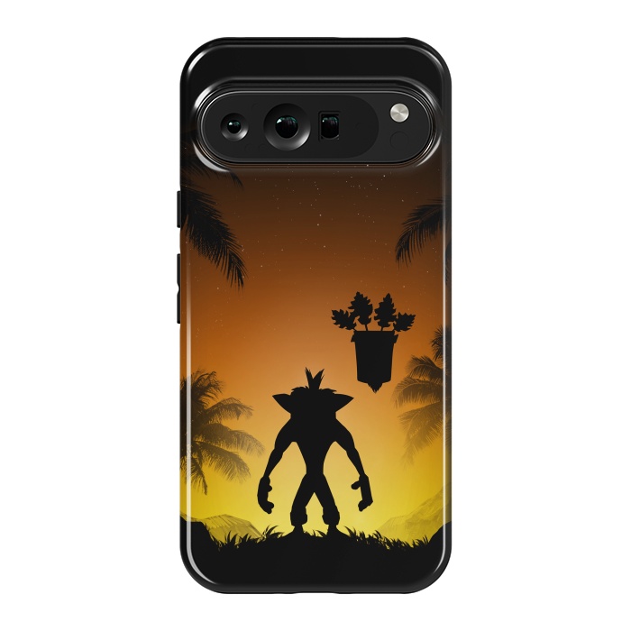 Pixel 9 Pro XL StrongFit Protector of the island by Denis Orio Ibañez