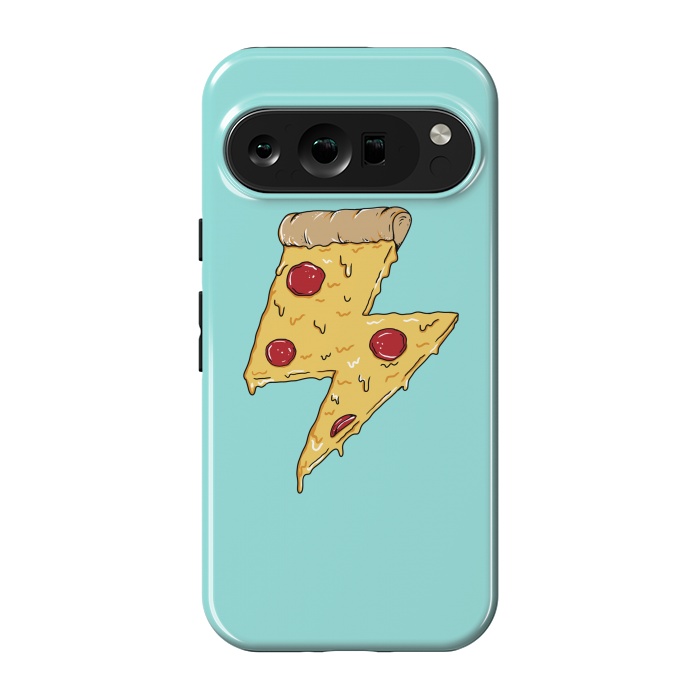 Pixel 9 pro StrongFit Pizza power green by Coffee Man