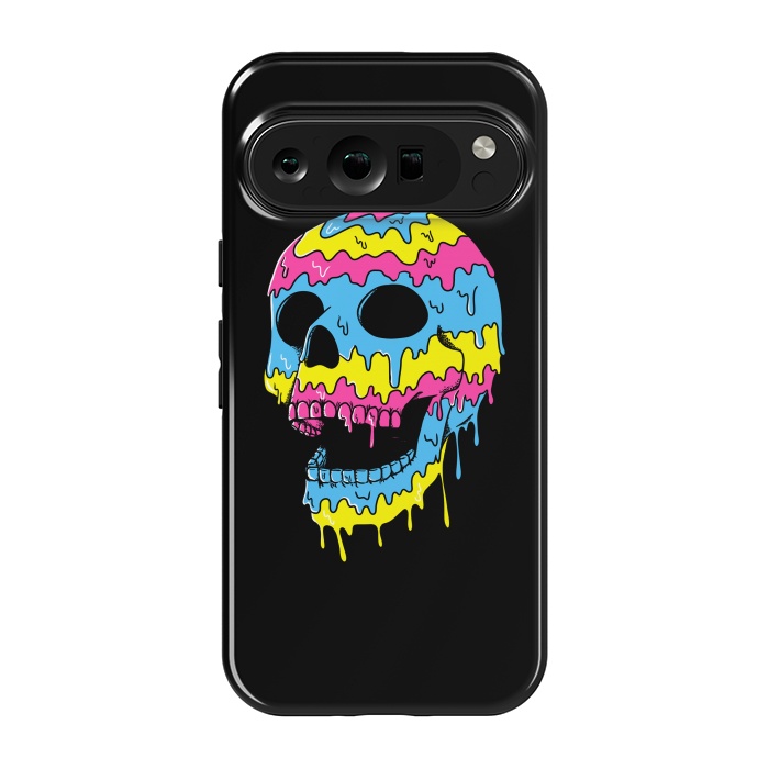 Pixel 9 pro StrongFit Melted Skull by Coffee Man