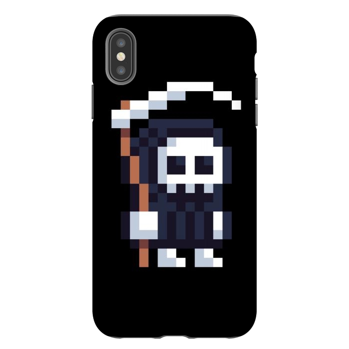 iPhone Xs Max StrongFit Grim Pixel by Afif Quilimo