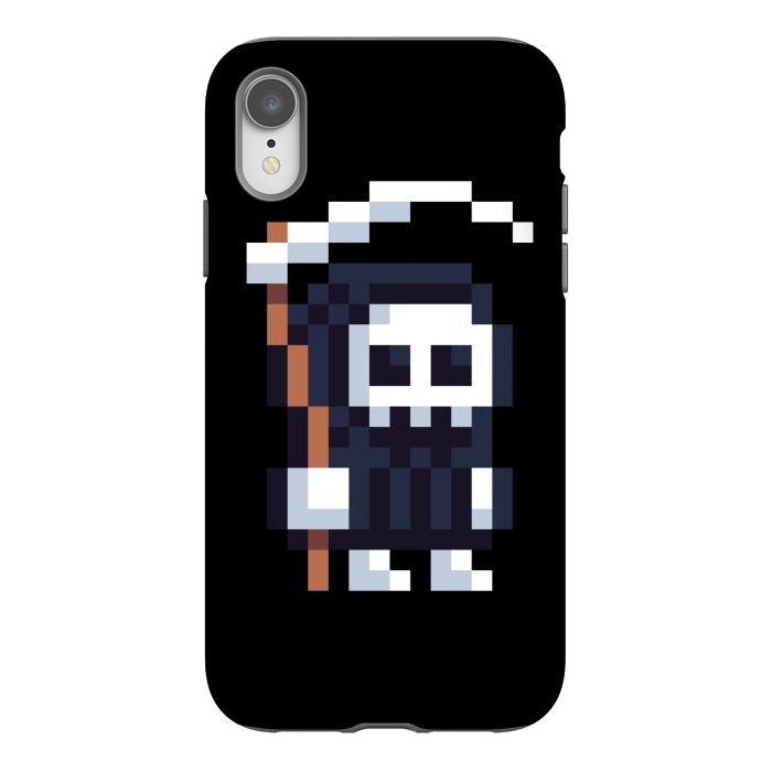 iPhone Xr StrongFit Grim Pixel by Afif Quilimo